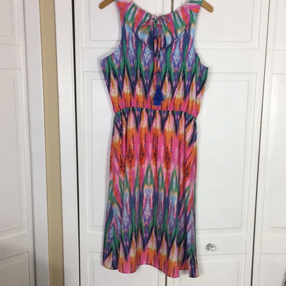 ATHLETA Ikat Martinique Multicolor Dress - Picture 7 of 13